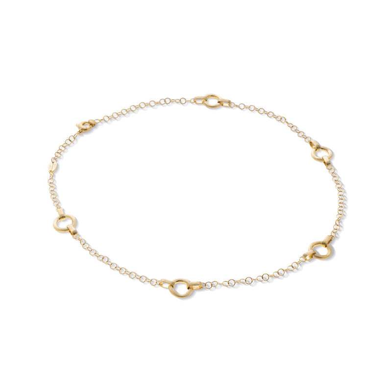 Marco Bicego Jaipur Link Collection 18K Yellow Gold Station Chain Necklace