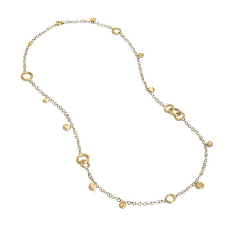 Marco Bicego Jaipur Collection 18K Yellow Gold Charm Long Necklace