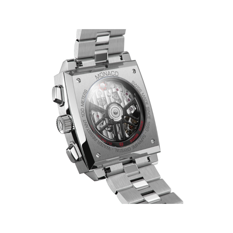 TAG Heuer Monaco Heuer 02 Automatic Mens Blue Steel Chronograph
