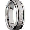 Lashbrook Cobalt Chrome Meteorite 7.5mm Men's Wedding Band