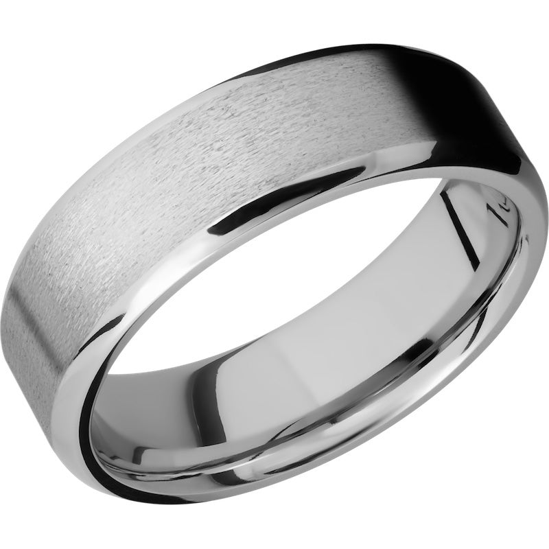 Lashbrook Cobalt Chrome 7mm Men's Wedding Band