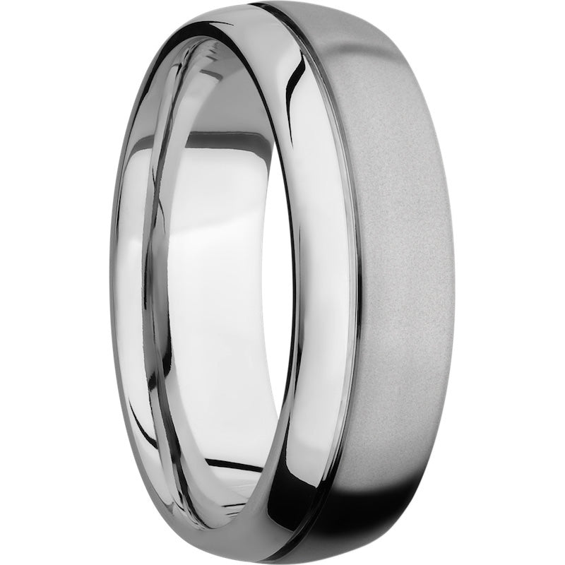 Lashbrook Cobalt Chrome 7mm Men's Wedding Band