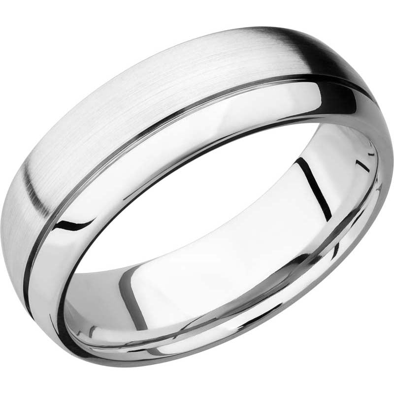 Lashbrook Cobalt Chrome 7mm Men's Wedding Band