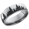 Lashbrook Cobalt Chrome 8mm Men's Wedding Band