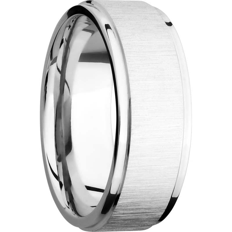 Lashbrook Cobalt Chrome 8mm Men's Wedding Band