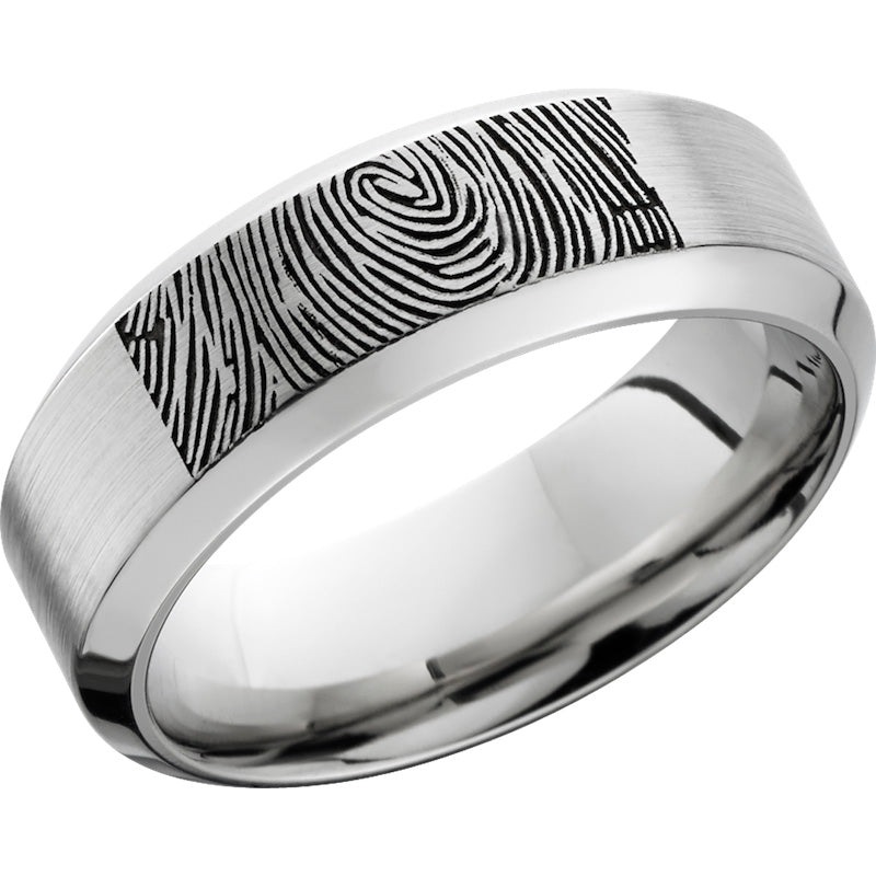 Lashbrook Cobalt Chrome 8mm Men's Wedding Band