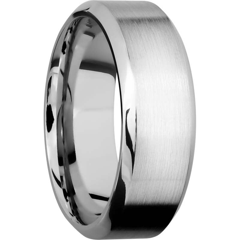 Lashbrook Cobalt Chrome 8mm Men's Wedding Band