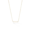 Marco Bicego Bi49 Collection 18K Yellow Gold and Diamond Small Bar Necklace