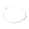 Marco Bicego Marrakech Onde Collection 18K Yellow Gold and Pearl Link Five Station Necklace