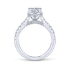 Gabriel & Co. 14k White Gold Contemporary Straight Engagement Ring