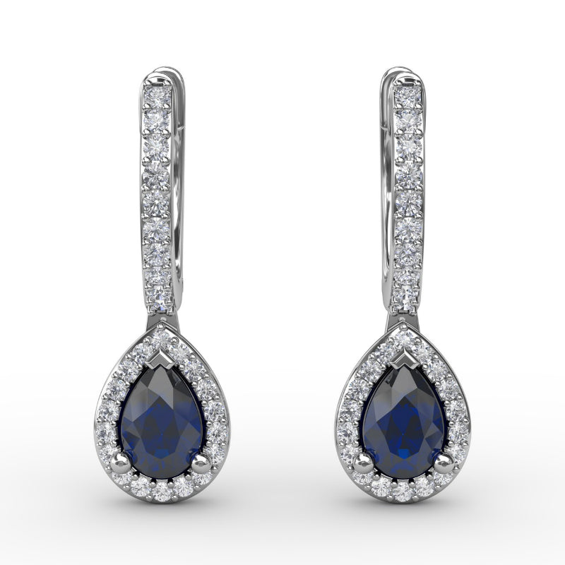 Fana Petite Teardrop Hoop Earrings