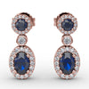 Fana Set the Scene Sapphire and Diamond Dangle Earrings