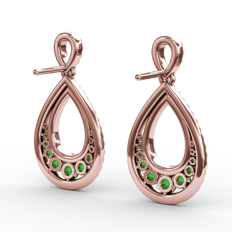 Fana Bedazzled Drop Earrings