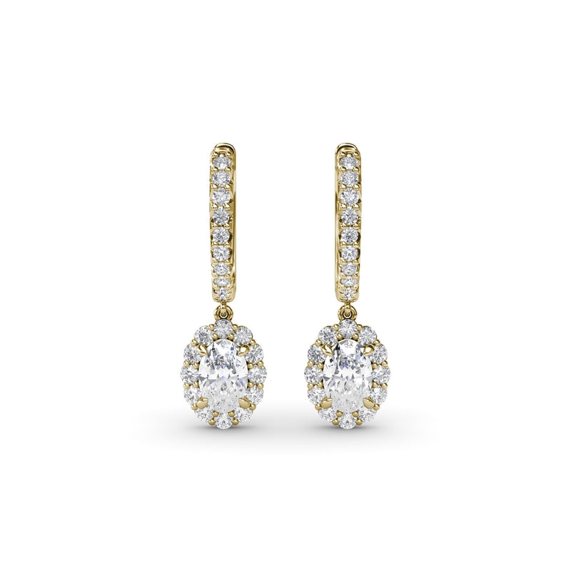 Fana Dazzling Diamond Drop Earrings