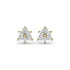 Fana Trio Stud Diamond Earrings