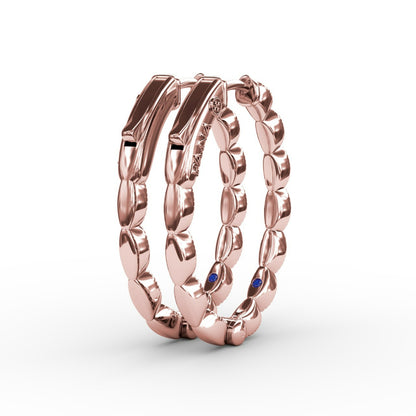 Fana Flawless Filigree Diamond Hoops