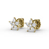 Fana Shine Bright Diamond Star Stud Earrings