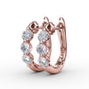 Fana Dainty and Delightful Diamond Hoop Earrings