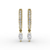 Fana Marquise Diamond Drop Earrings