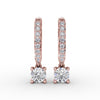 Fana Single Diamond Drop Earrings