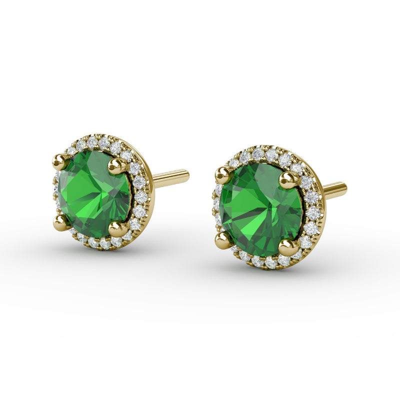 Fana Dazzling Brilliant Cut Stud Earrings