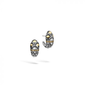 JOHN HARDY SILVER & GOLD LEGENDS NAGA WOMEN'S BUDDHA BELLY EARRINGS