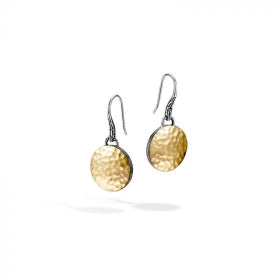 JOHN HARDY SILVER & GOLD DOT WOMEN'S DROP EARRINGS