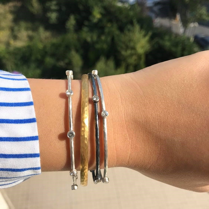 Lika Behar Hammered Bangle