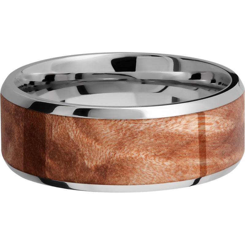 Lashbrook Titanium Hardwood 8mm Men's Wedding Band