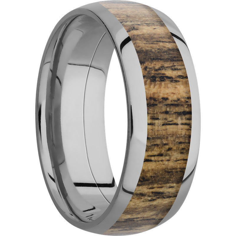 Lashbrook Titanium Hardwood 8mm Men's Wedding Band