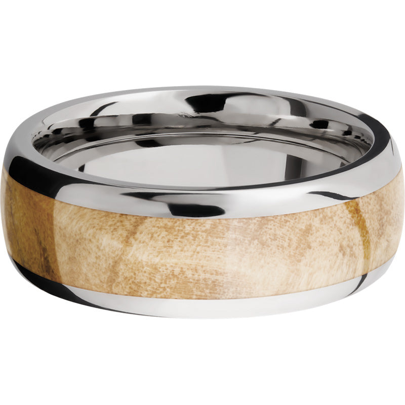 Lashbrook Titanium Hardwood 8mm Men's Wedding Band