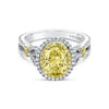 Kirk Kara PIROUETTA double halo Engagement Rings 18k Gold White 138DR 0.62CT 34YDR 0.16CTVS2-SI1 DOUBLE HALO RING