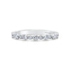 Kirk Kara STELLA Diamond Wedding Bands 18k Gold White 13DR 0.25CT BUBBLE WEDDING BAND