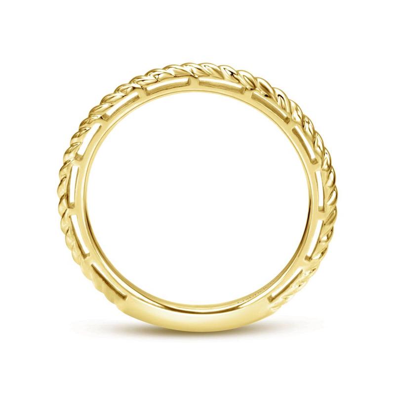 Gabriel & Co. 14k Yellow Gold Stackable Ring