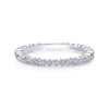 Gabriel & Co. 14k White Gold Stackable Diamond Ring