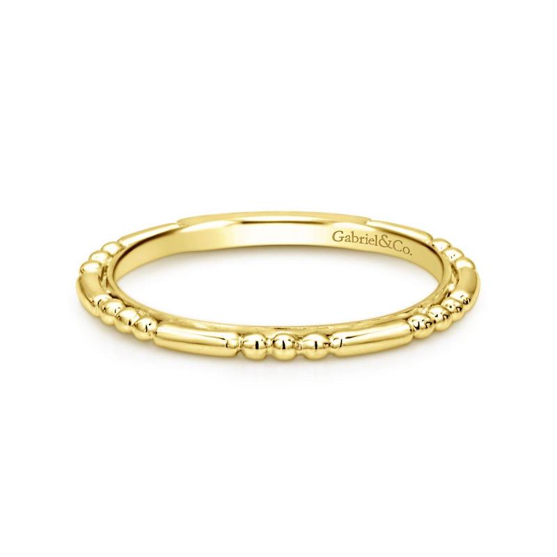 Gabriel & Co. 14k Yellow Gold Stackable Ring