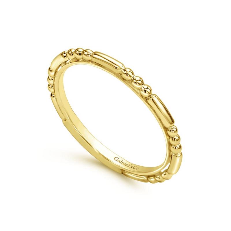 Gabriel & Co. 14k Yellow Gold Stackable Ring