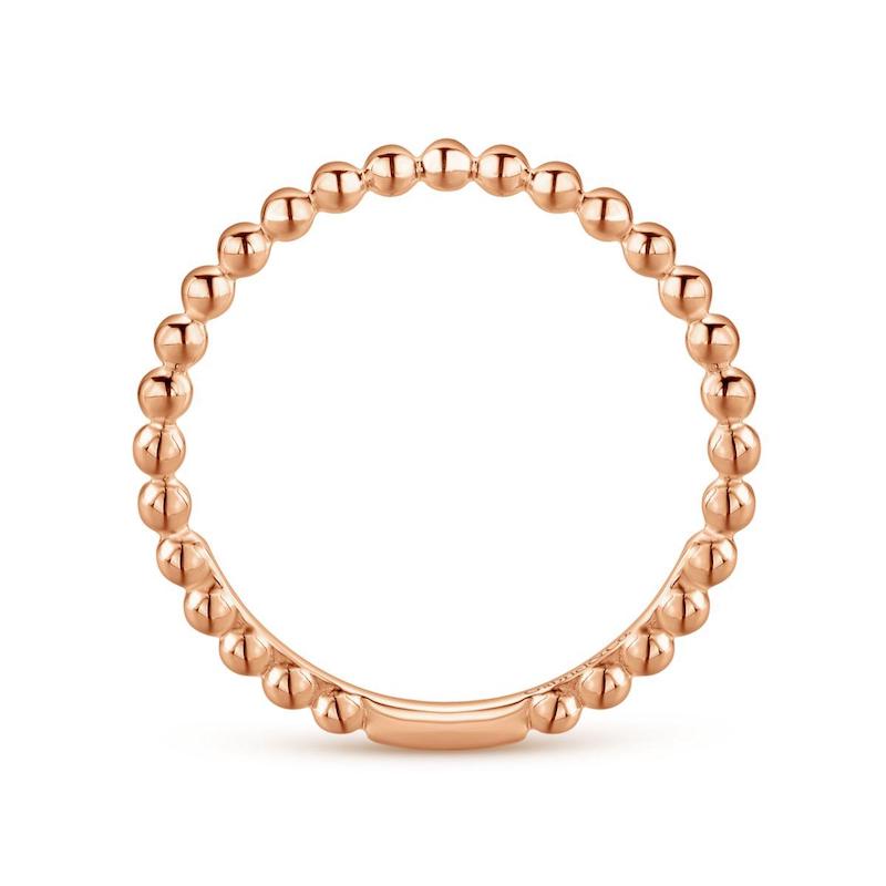 Gabriel & Co. 14k Rose Gold Stackable Ring