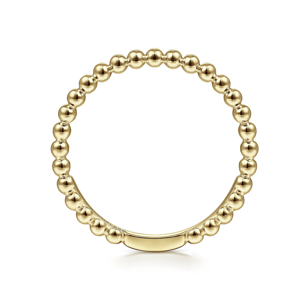 Gabriel & Co. 14k Yellow Gold Stackable Ring