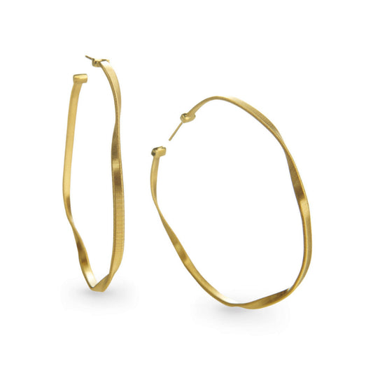 Marco Bicego Marrakech Collection 18K Yellow Gold Large Hoop Earrings