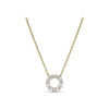 Fana Shared Prong Diamond Circle Necklace