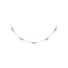 Fana Five Stone Ruby and Diamond Station Necklace