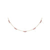 Fana Five Stone Ruby and Diamond Station Necklace