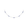 Fana Five Stone Sapphire and Diamond Station Necklace