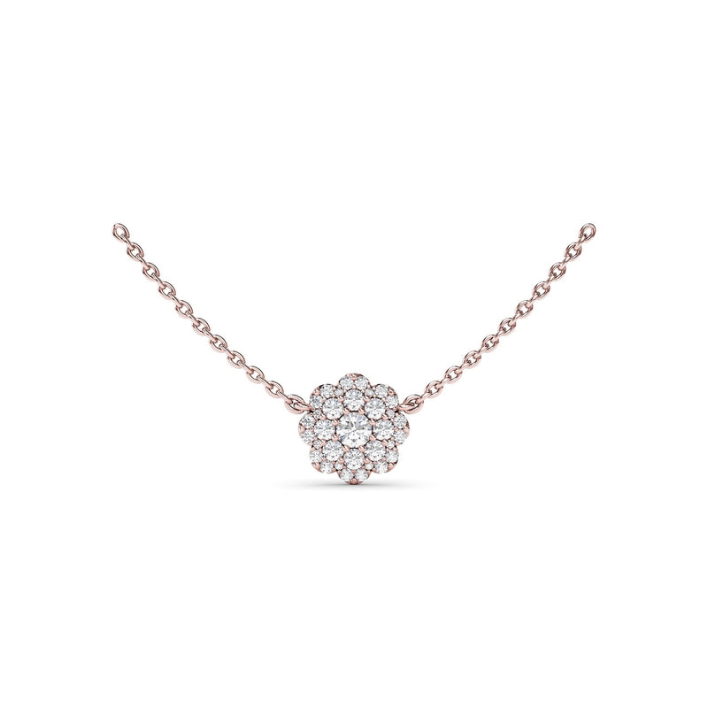 Fana Floral Opulence Diamond Necklace