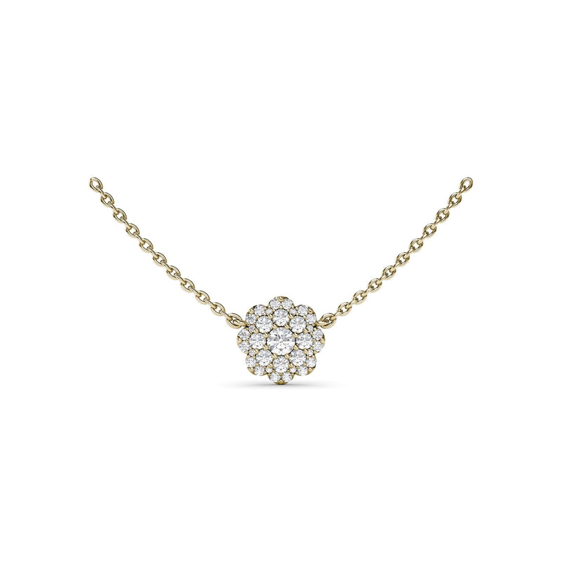 Fana Floral Opulence Diamond Necklace