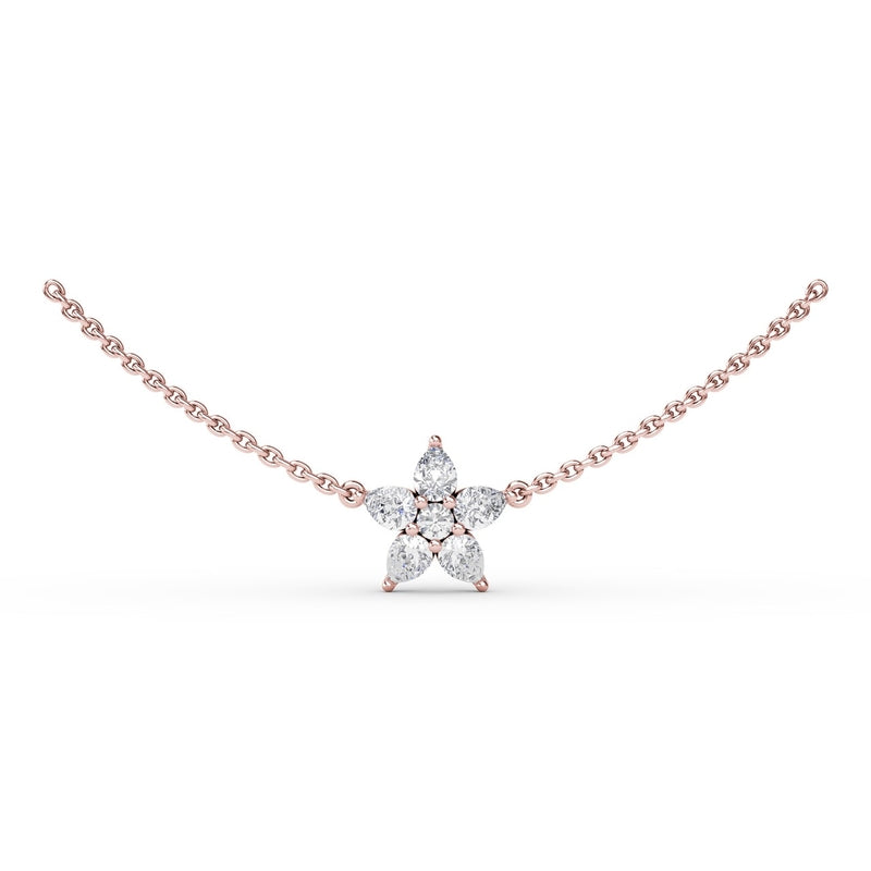 Fana Shine Bright Diamond Star Necklace