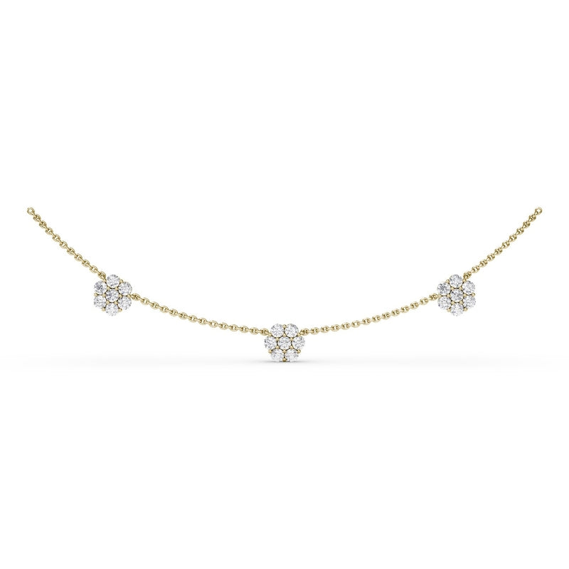 Fana Petals Of Love Diamond Necklace