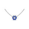 Fana Floral Sapphire and Diamond Necklace