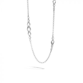 JOHN HARDY SILVER BAMBOO WOMEN'S LINK NECKLACE